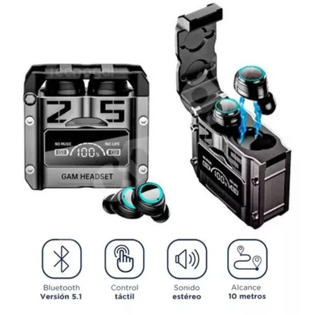 Audífono Inalámbricos M25 Con Power Bank